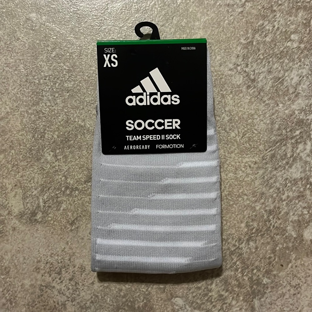 Adidas Soccer Team Speed II Sock Size XS